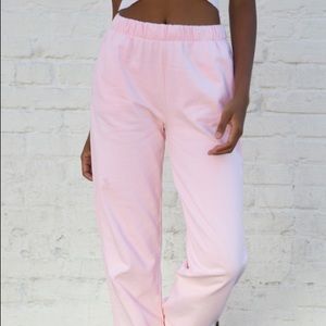 Pink brandy melville rosa sweatpants
